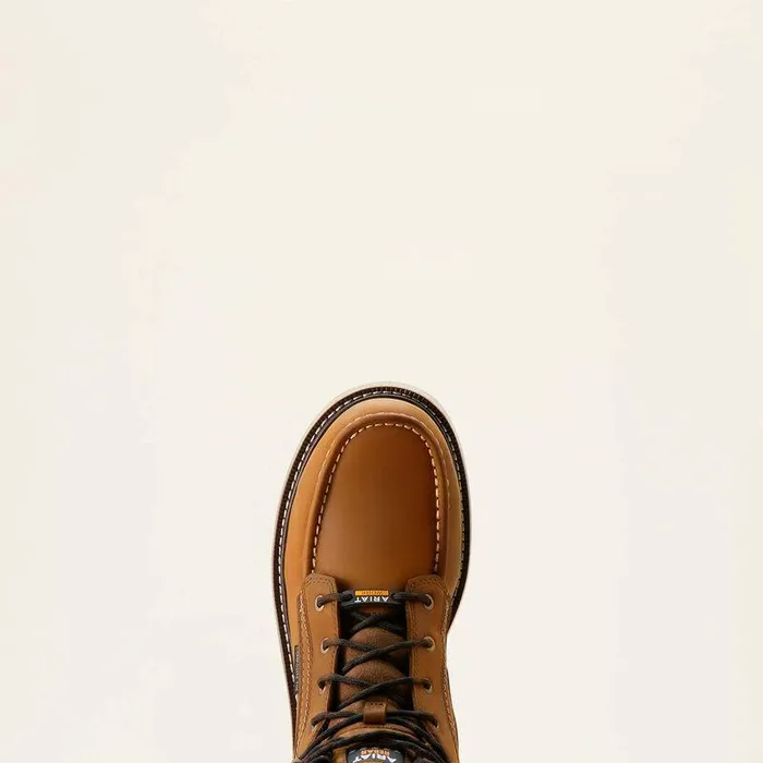 Men Work Boots Ariat Rebar Wedge Moc Toe 6quot Waterproof Composite Toe Work Boot Distressed Brown Men Work Boots Ariat Rebar Wedge Moc Toe 6quot Waterproof Composite Toe Work Boot Distressed Brown