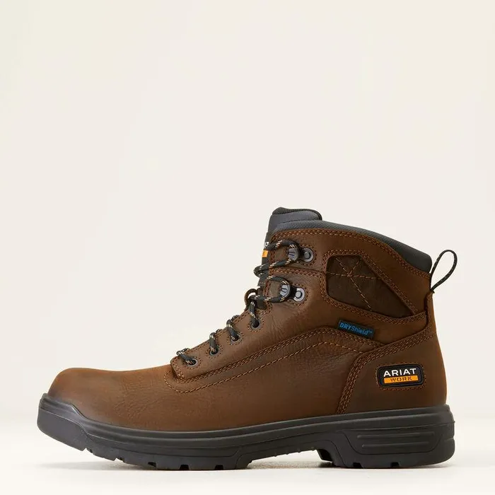 Men Work Boots Ariat Turbo 6quot Waterproof Work Boot Rich Brown