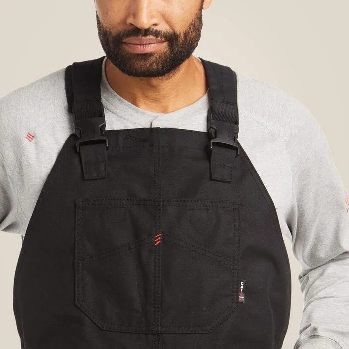 Men Workwear Ariat FR Insulated Overall 20 Bib Black
