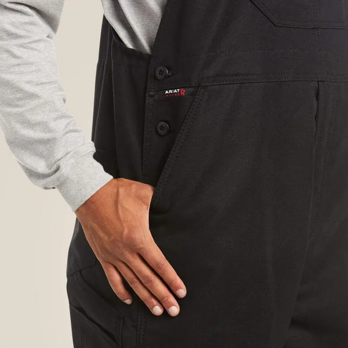 Men Workwear Ariat FR Insulated Overall 20 Bib Black