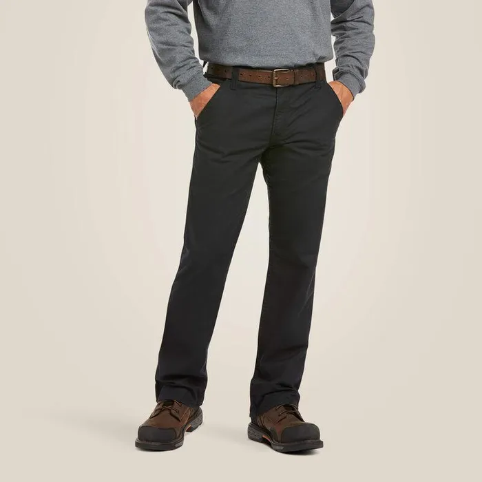 Men Workwear Ariat FR M4 Relaxed Workhorse Boot Cut Pant Black