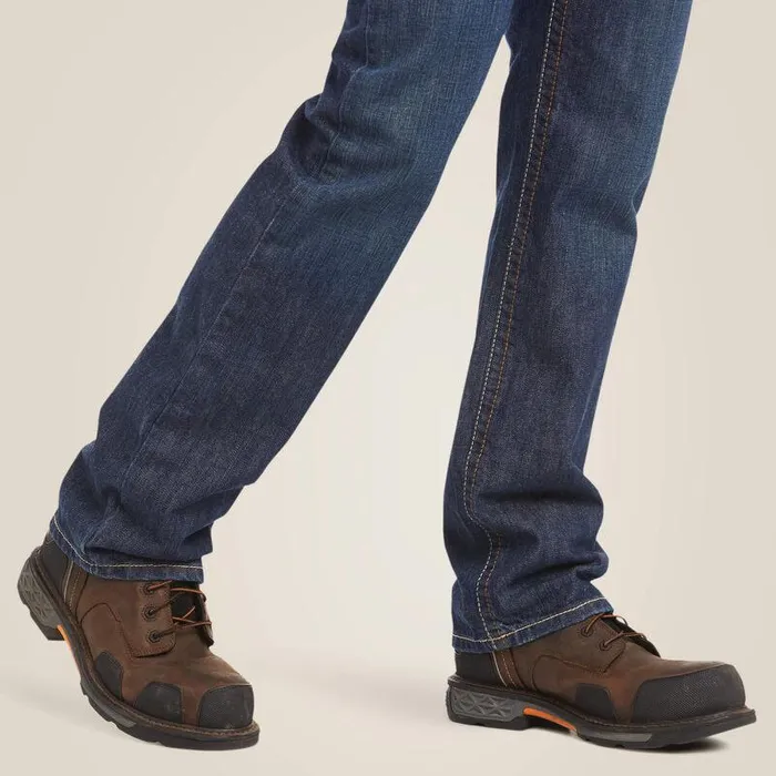 Men Workwear Ariat FR M5 Straight Basic Stackable Straight Leg Jean Shale
