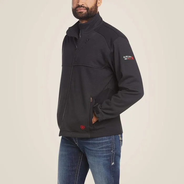 Men Workwear Ariat FR Polartec Platform Jacket Black