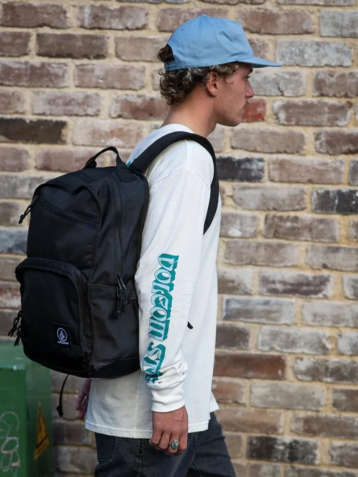 Mens Bags and Backpacks Volcom Hardbound Backpack 8211 Black