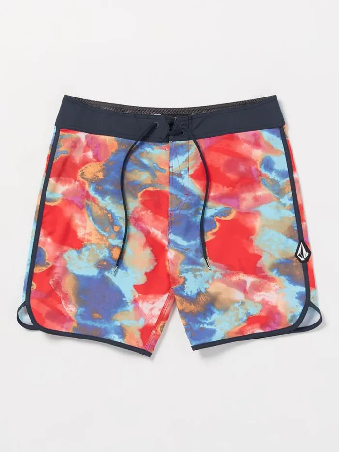Mens Boardshorts and Trunks Volcom Funday Scallop ModTech Boardshorts 8211 Navy