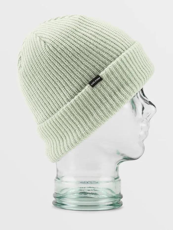 Mens Hats and Beanies Volcom Sweep Lined Beanie 8211 Sage Frost