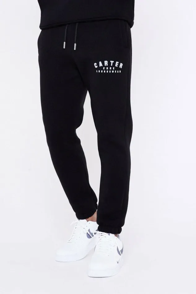 Mens Heritage Loose Jogger 8211 Black Jameson Carter Tracksuits
