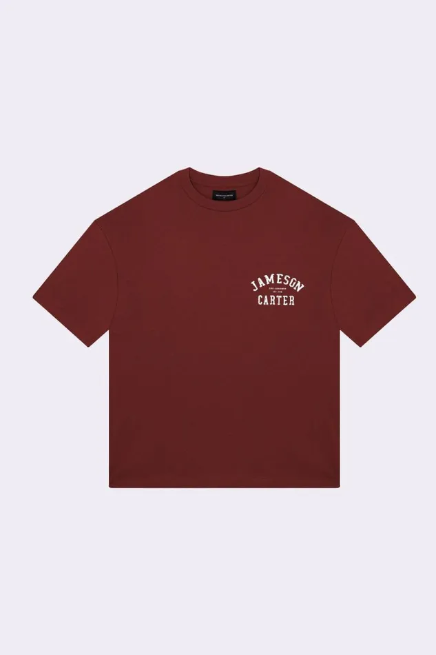 Mens Identity V2 TShirt 8211 Red Jameson Carter TShirts