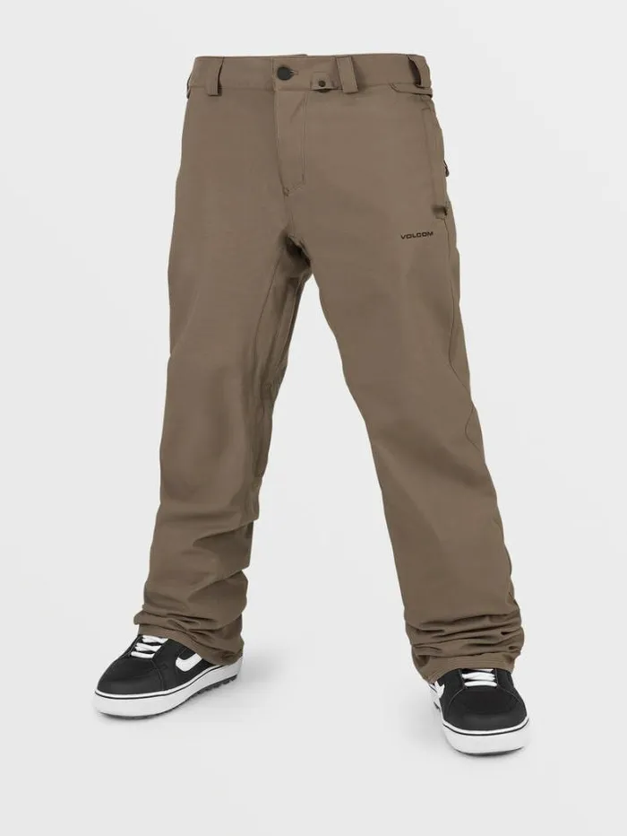 Mens Pants Volcom Freakin Snow Chino Pant 8211 Teak