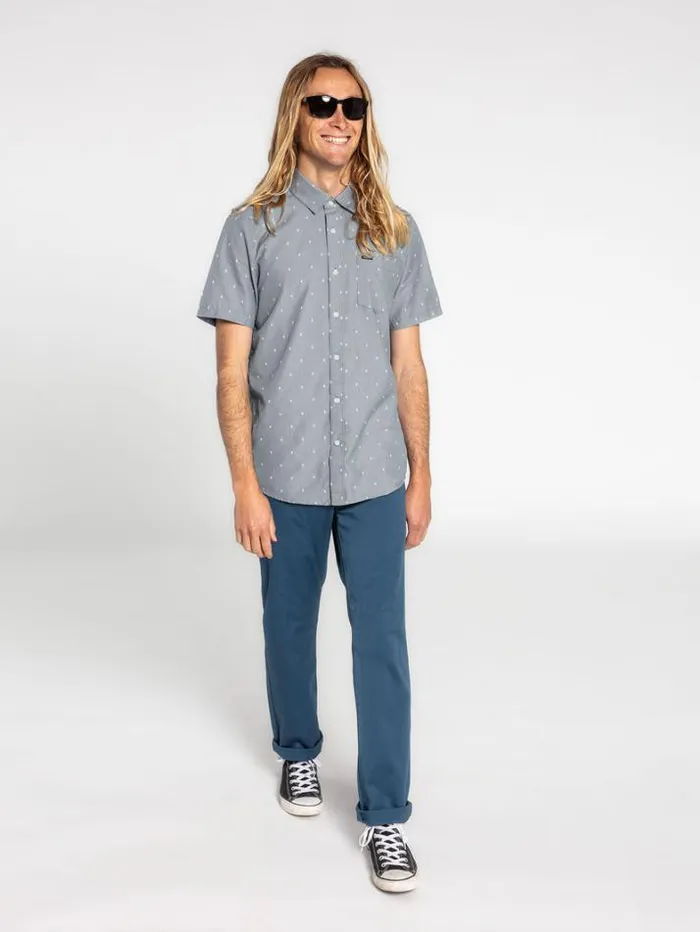 Mens Pants Volcom Frickin Modern Stretch Chino Pants 8211 Smokey Blue