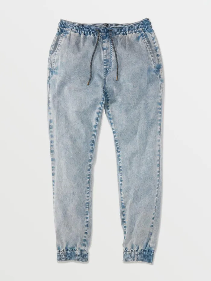 Mens Pants Volcom Frickin Slim Joggers 8211 Cloud Blue