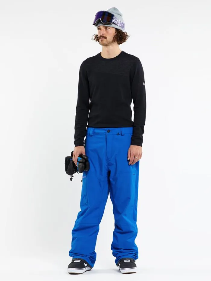 Mens Pants Volcom L GoreTex Pants 8211 Electric Blue