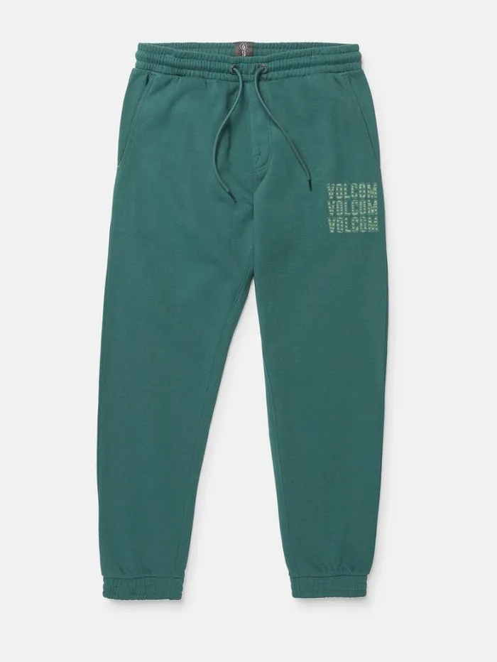 Mens Pants Volcom Vibes Time Elastic Waist Pants 8211 Ranger Green