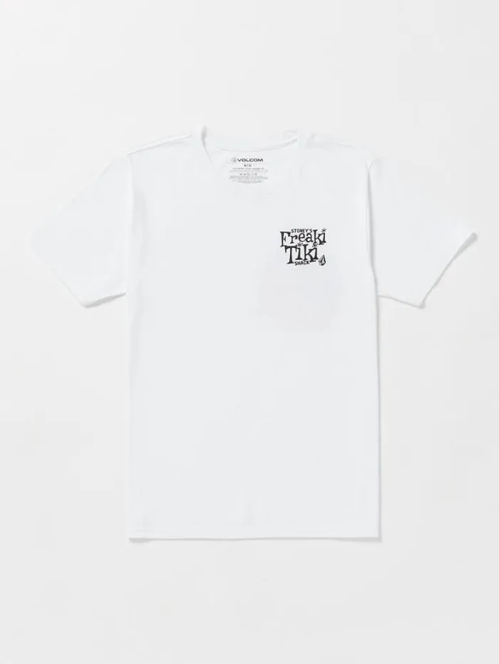 Mens TShirts and Tanks Volcom Freaki Tiki Short Sleeve Tee 8211 White