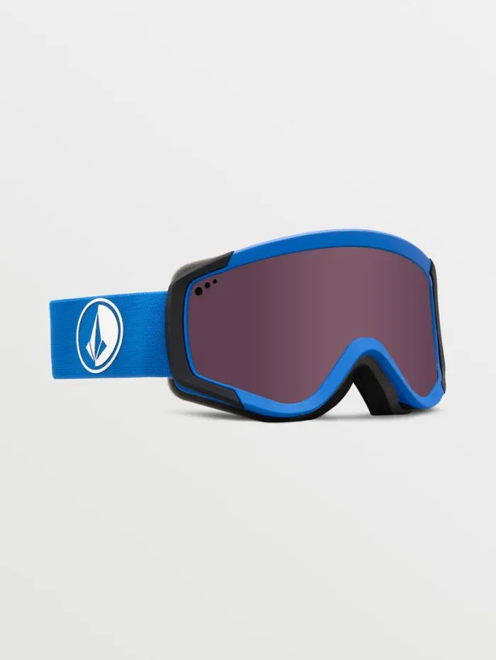MensWomensKids Goggles Volcom Attunga Youth Goggle 8211 BlackBlue Light BronzeBL