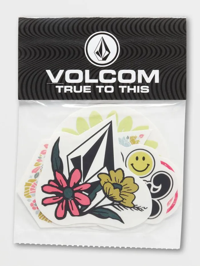 MensWomensKids Stickers Volcom Trippy Sticker Pack 8211 Assorted