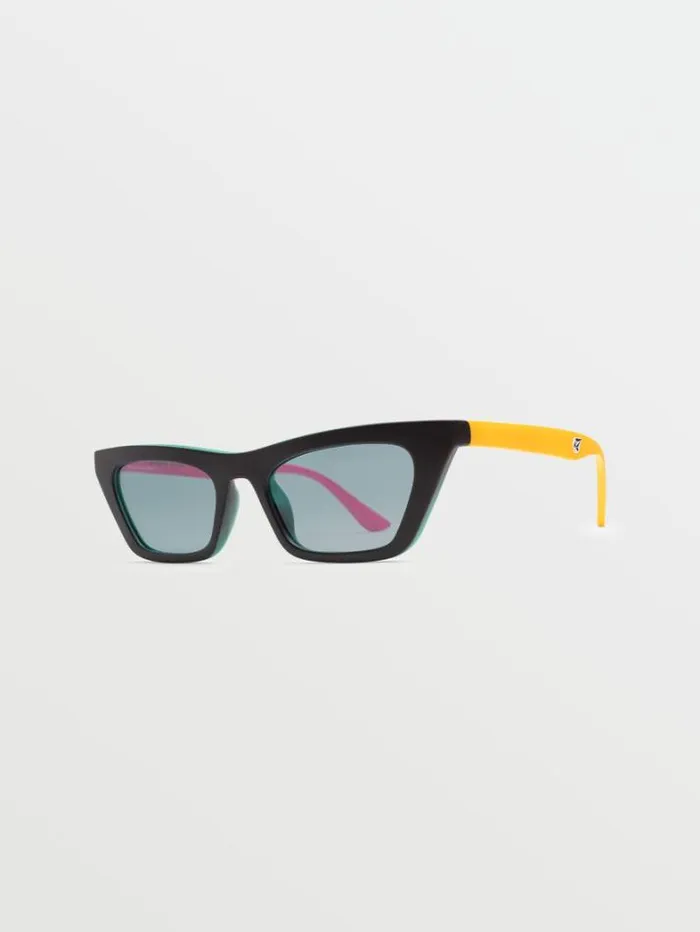 MensWomens Sunglasses Volcom Peace Punk Sunglasses 8211 EntTeal