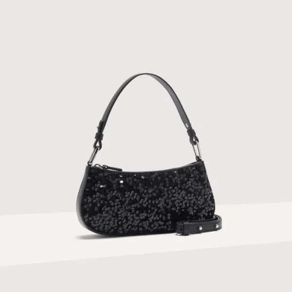 Merveille Paillettes Noir Women Coccinelle Mini Bags Merveille Paillettes Noir Women Coccinelle Mini Bags