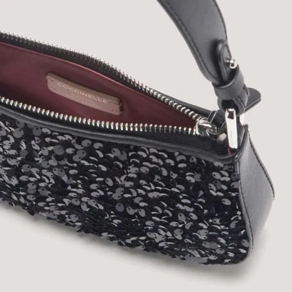 Merveille Paillettes Noir Women Coccinelle Mini Bags Merveille Paillettes Noir Women Coccinelle Mini Bags