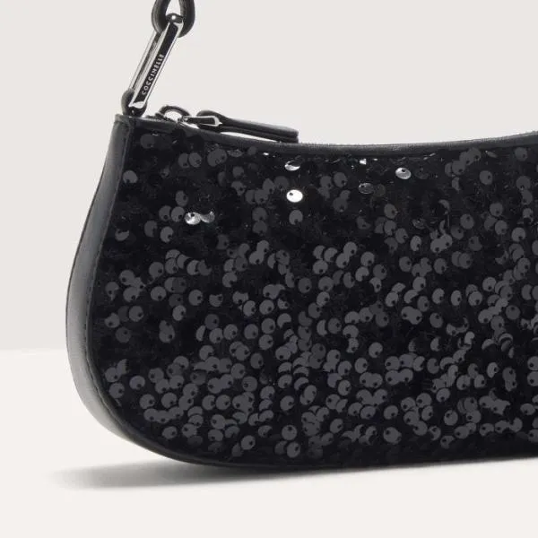 Merveille Paillettes Noir Women Coccinelle Mini Bags Merveille Paillettes Noir Women Coccinelle Mini Bags