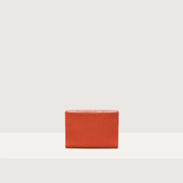 Metallic Soft Grenadine Red Women Coccinelle Wallets and Small Leather Goods