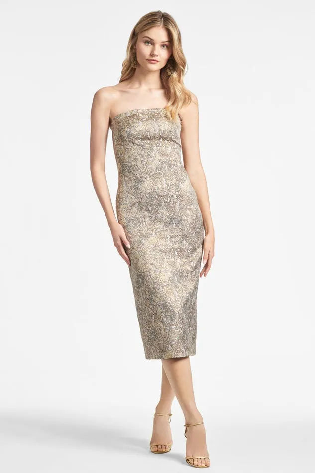 Midi Women Sachin and Babi Isa Dress 8211 Gilded Floral