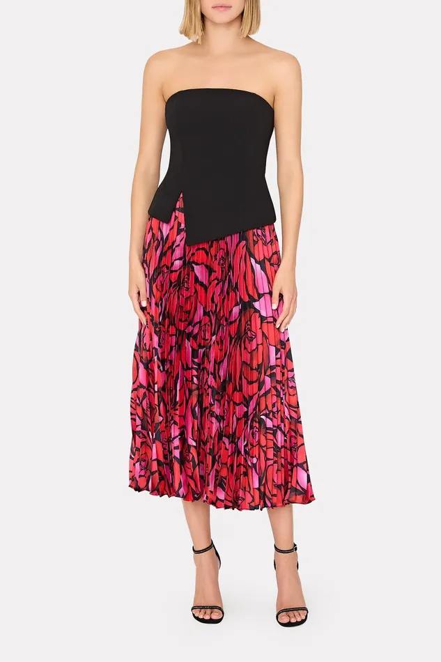 Milly Lana Cady Strapless Top Black Women Tops Milly Lana Cady Strapless Top Black Women Tops