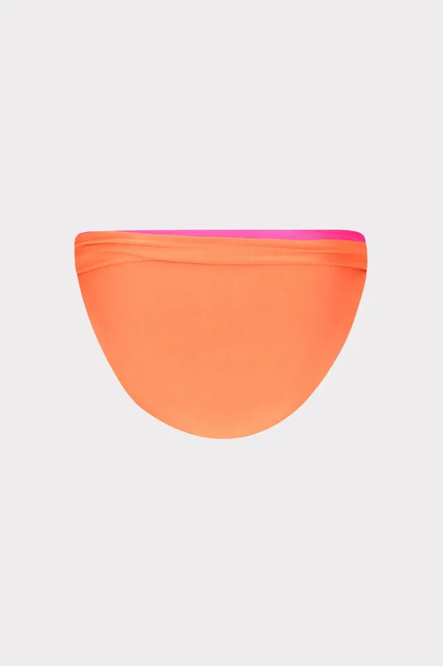 Milly Scala Reversible Bikini Bottom Pinkorange Women Swim and Coverups