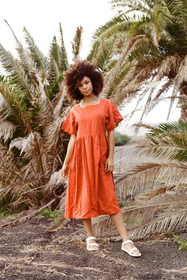 Mitch Dress Paprika WomensShop LF Markey Dresses