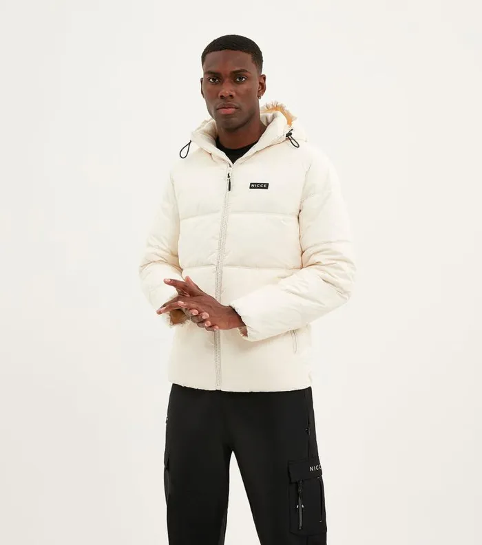 NICCE Coats and Jackets Mens NICCE Expo Jacket Quartz White