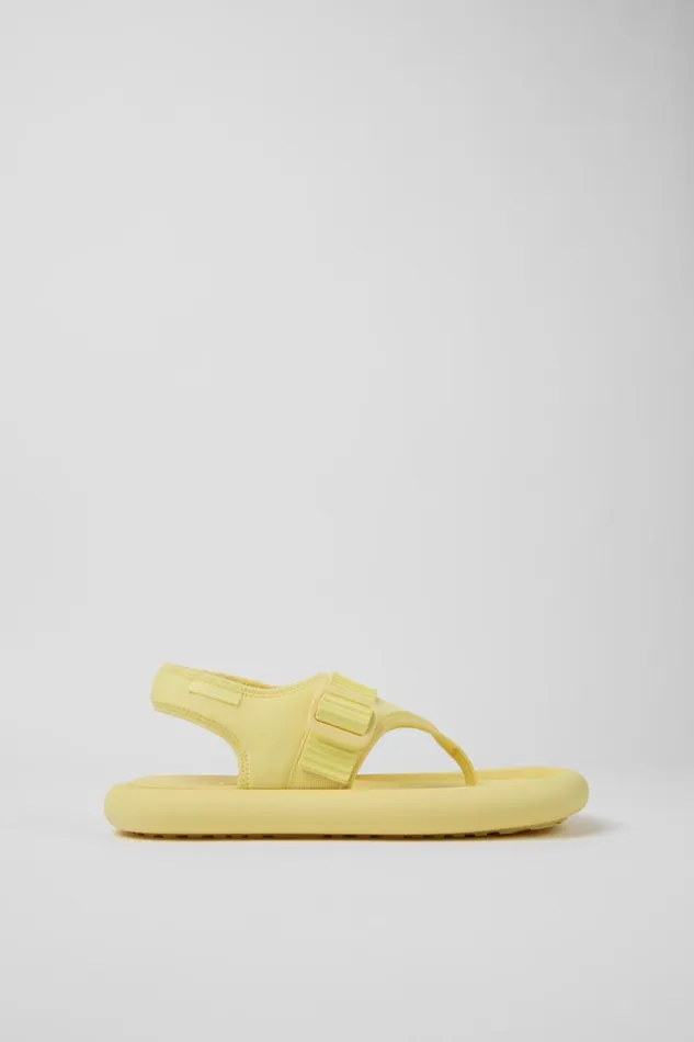 Non Leather Shoes Men Camper Camper X Ottolinger Yellow Sandals By Camper X Ottolinger