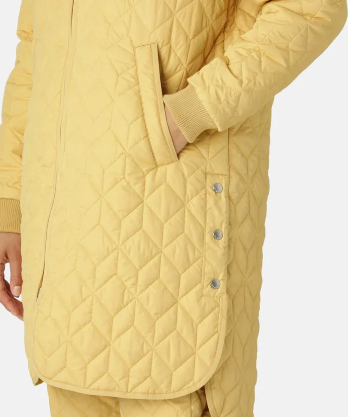Padded Quilt Coat 8211 Marigold Outerwear Ilse Jacobsen All Jackets And Coats