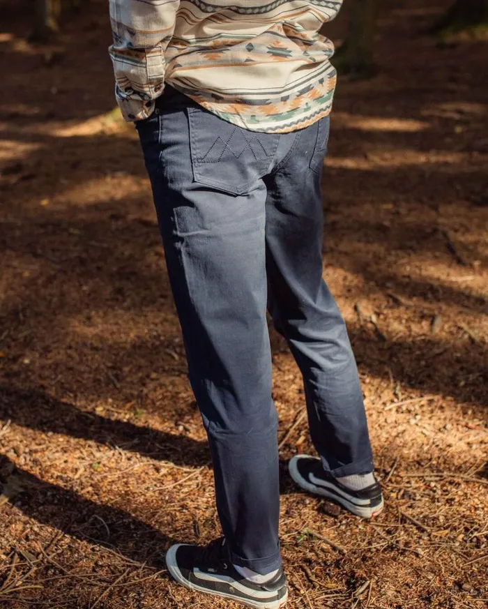 Passenger Clothing 365 5 Pocket Trouser Deep Navy Men Trousers