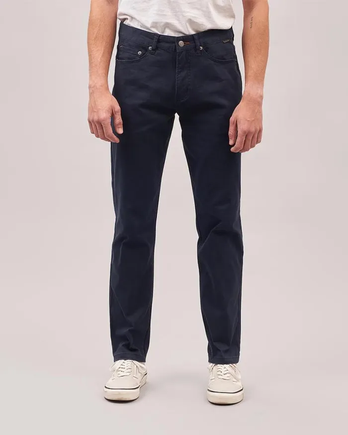Passenger Clothing 365 5 Pocket Trouser Deep Navy Men Trousers