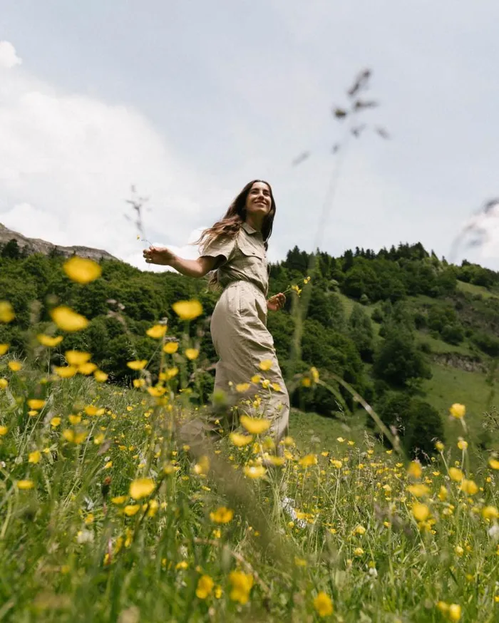 Passenger Clothing Bluebell Organic Cotton Boiler Suit Biscuit Women Dungarees and Trousers