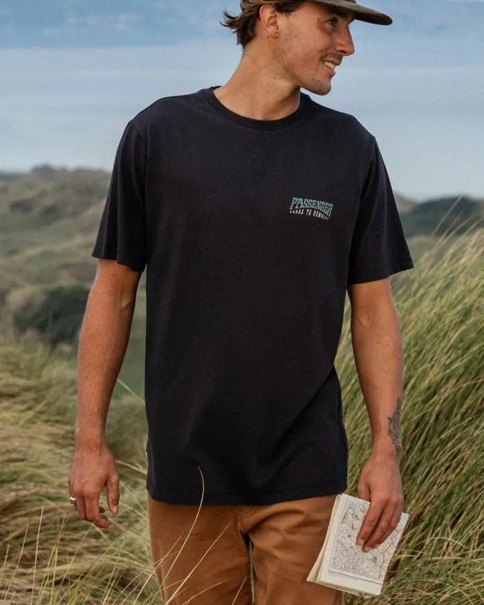 Passenger Clothing Decade Recycled Cotton TShirt Black Men TShirts and Vests