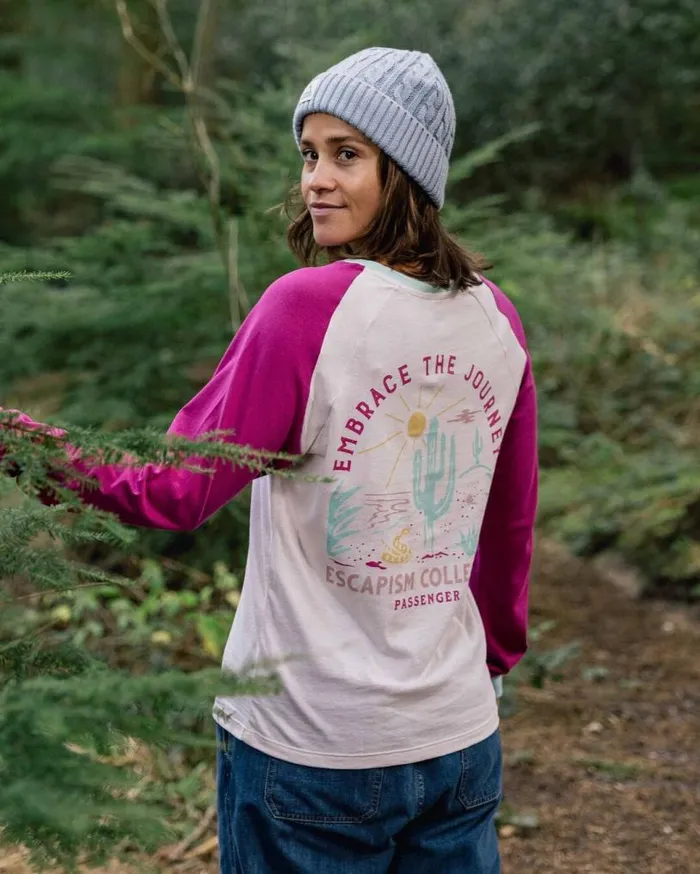 Passenger Clothing Laelia Recycled Cotton Ls TShirt Birch Women Tops and TShirts