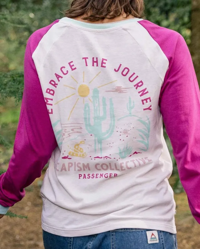 Passenger Clothing Laelia Recycled Cotton Ls TShirt Birch Women Tops and TShirts