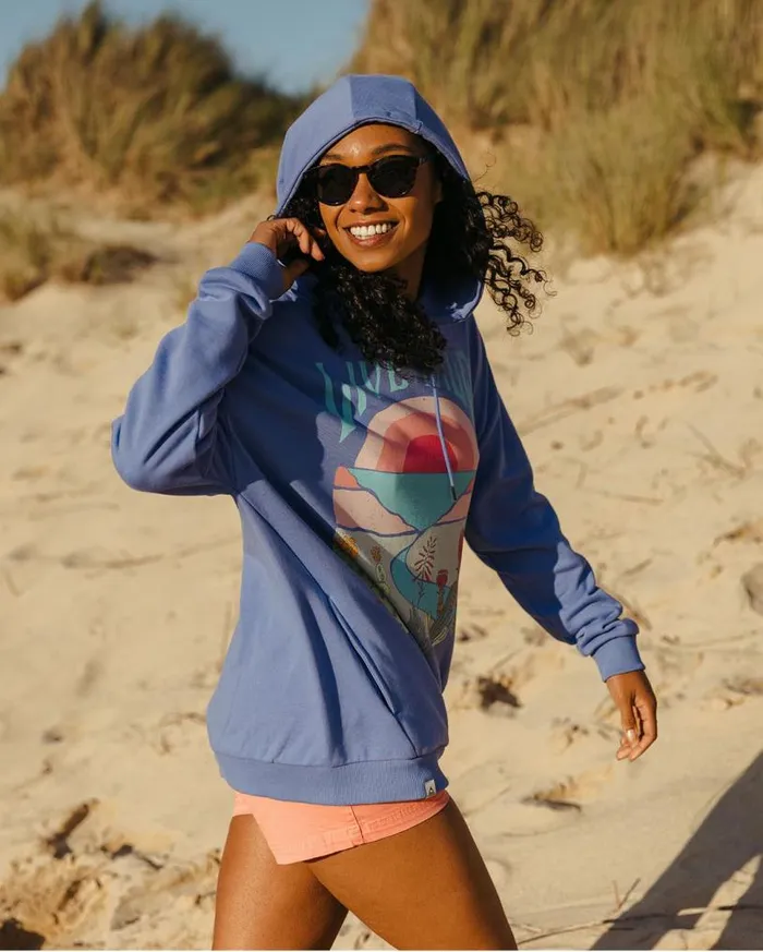 Passenger Clothing Live Wild Recycled Cotton Oversized Hoodie Baja Women Hoodies and Sweatshirts