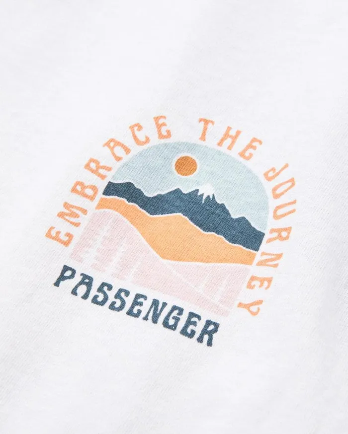 Passenger Clothing Outlook Recycled LS TShirt True Blue Women Tops and TShirts