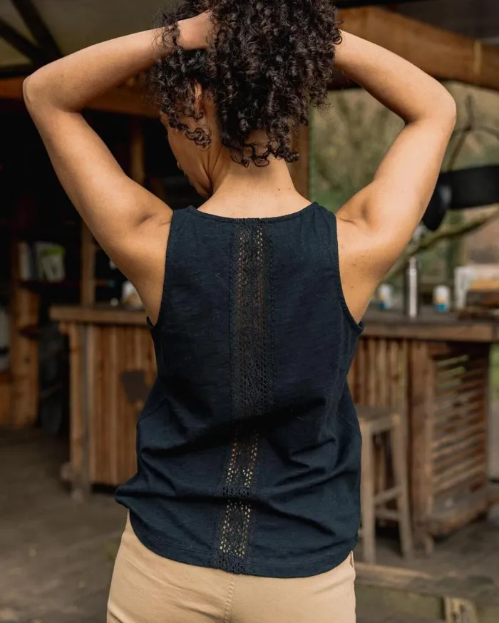 Passenger Clothing Rivergate Recycled Cotton Top Black Women Tops and TShirts