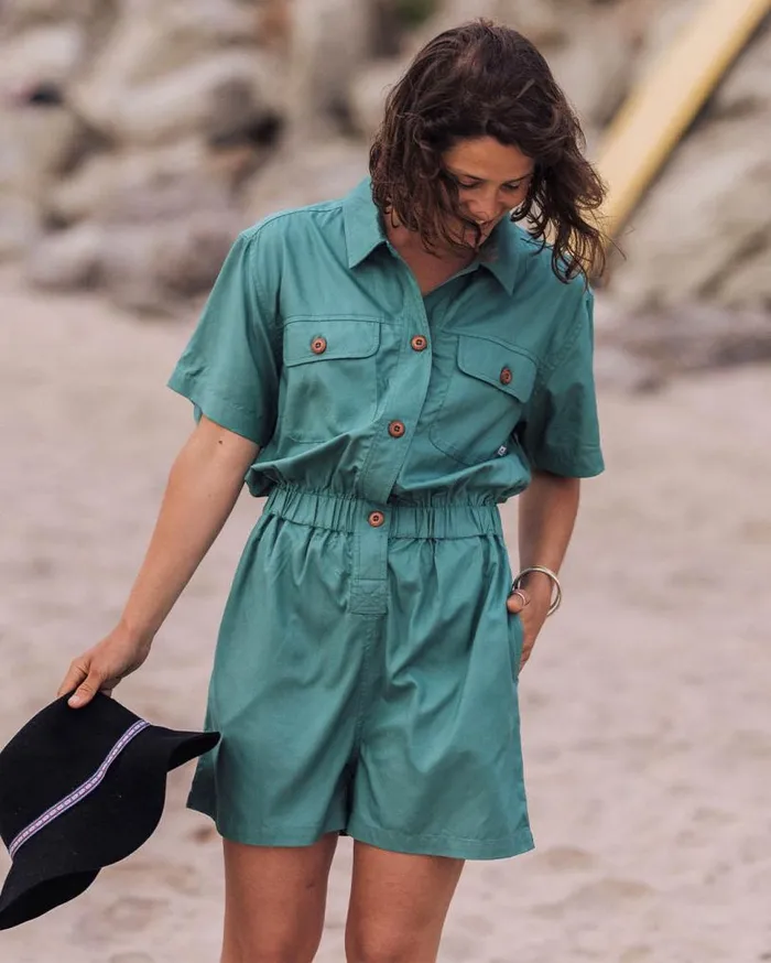 Passenger Clothing Topaz Short Boiler Suit Deep Sea Women Shorts