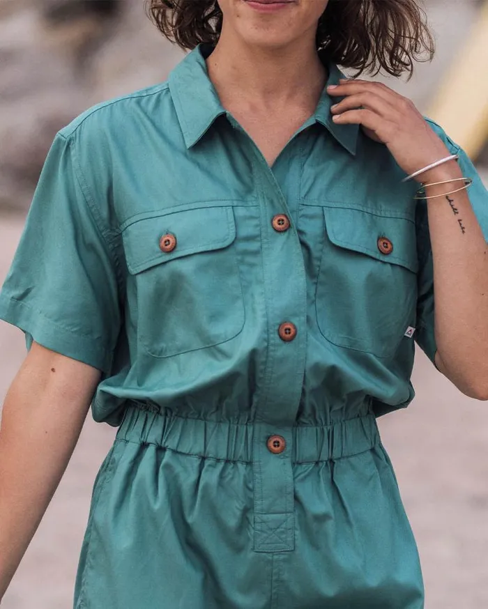 Passenger Clothing Topaz Short Boiler Suit Deep Sea Women Shorts