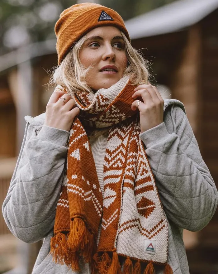 Passenger Clothing West Coast Recycled Acrylic Scarf Glazed Ginger Women Scarves and Neckwear Passenger Clothing West Coast Recycled Acrylic Scarf Glazed Ginger Women Scarves and Neckwear