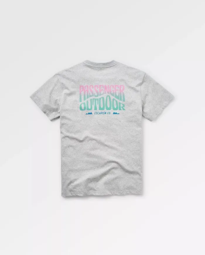 Passenger Clothing Yuca Recycled Relaxed Fit TShirt Grey Marl Men TShirts and Vests