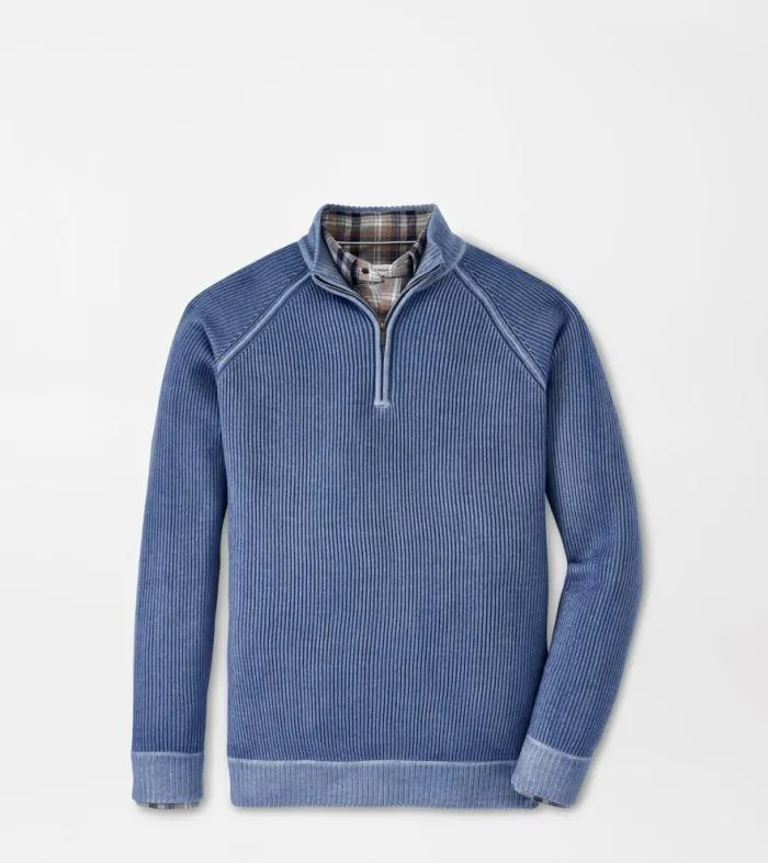Peter Millar Sweaters Men Layton GarmentDyed QuarterZip