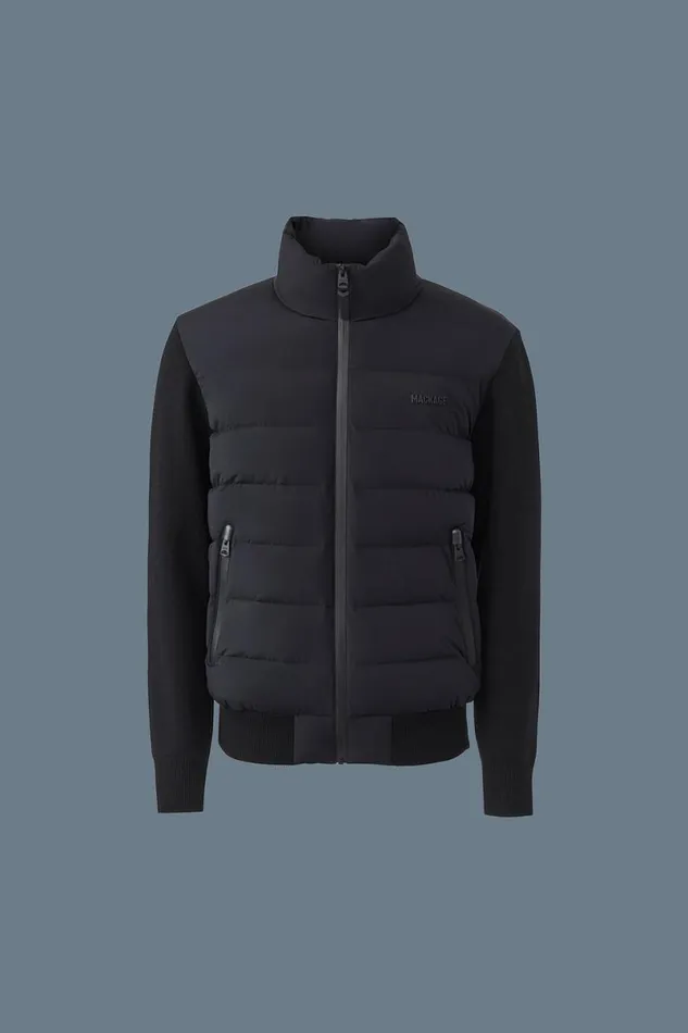 Puffer Men Mackage HANEYCITY Hybrid Light Down Jacket Light Military