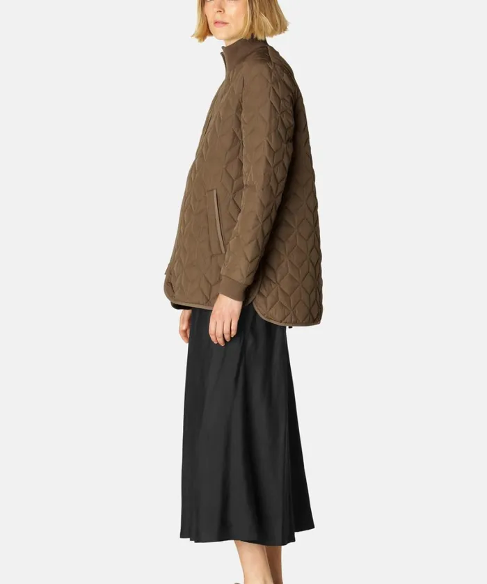 Quilt Jacket 8211 Cub Brown Outerwear Ilse Jacobsen All Jackets And Coats