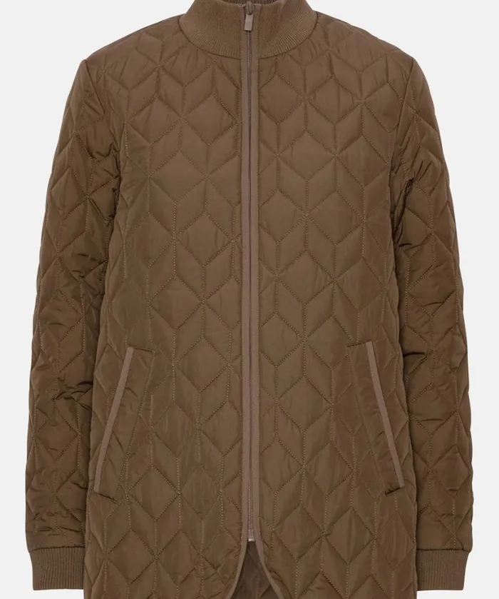 Quilt Jacket 8211 Cub Brown Outerwear Ilse Jacobsen All Jackets And Coats
