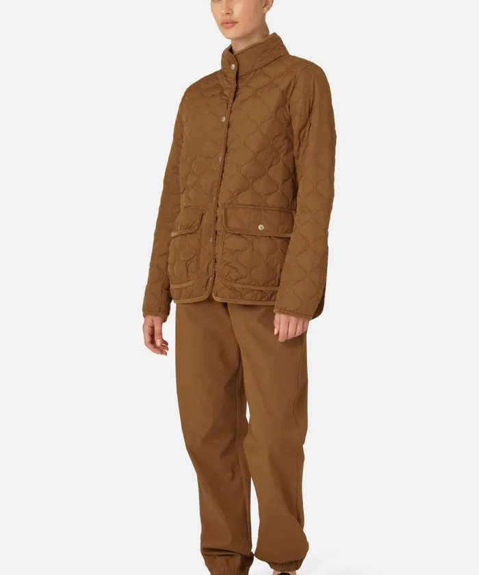 Quilt Jacket 8211 Walnut Outerwear Ilse Jacobsen All Jackets And Coats